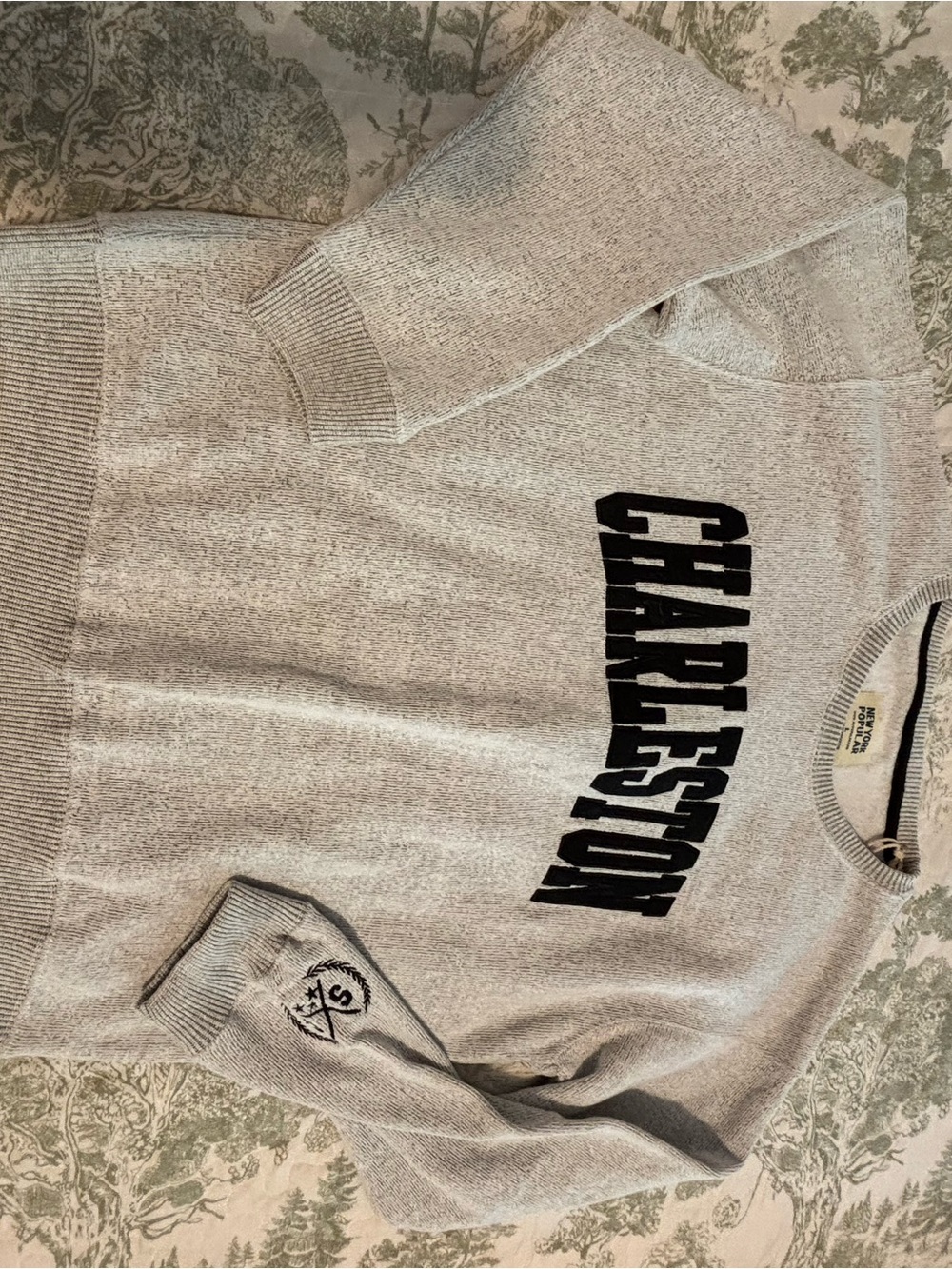 NWT New York Popular sz Large Charleston Graphic Crewneck Nantucket Soft Fleece - Picture 2 of 13